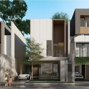 jatinegara eastwell rumah tampak depan dua
